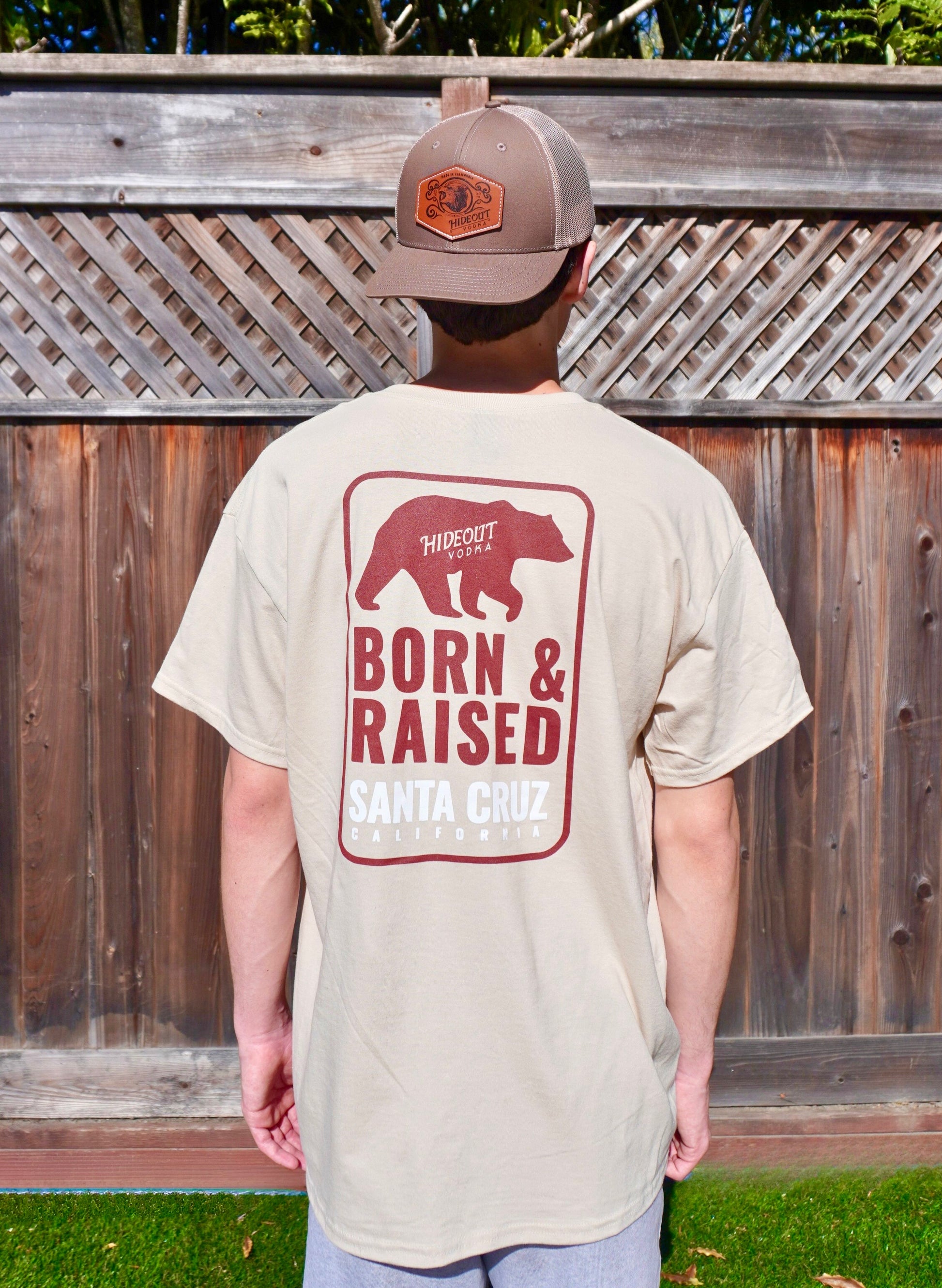 Hideout "Born and Raised Santa Cruz" Short Sleeve Tee