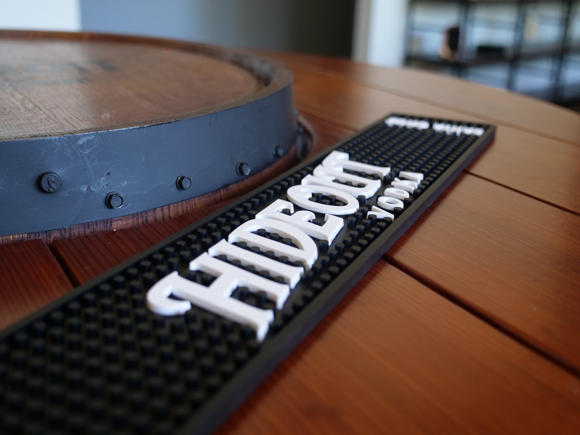 Hideout Vodka Rubber Bar Mat