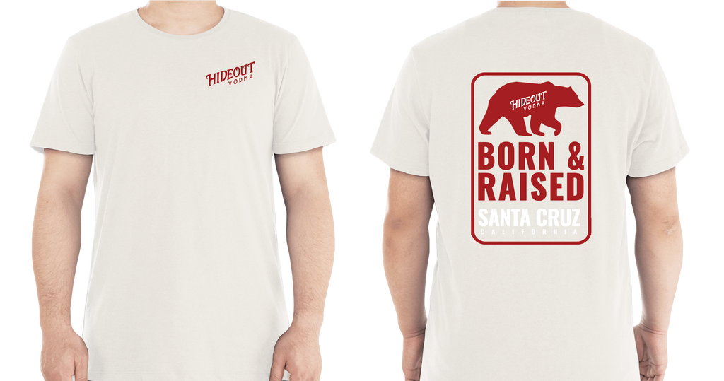 Hideout "Born and Raised Santa Cruz" Short Sleeve Tee