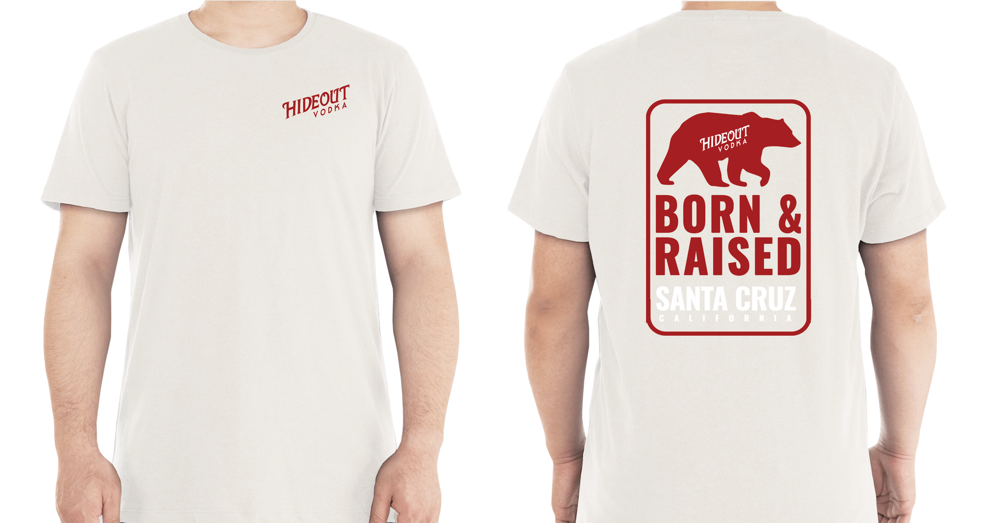 Hideout "Born and Raised Santa Cruz" Short Sleeve Tee
