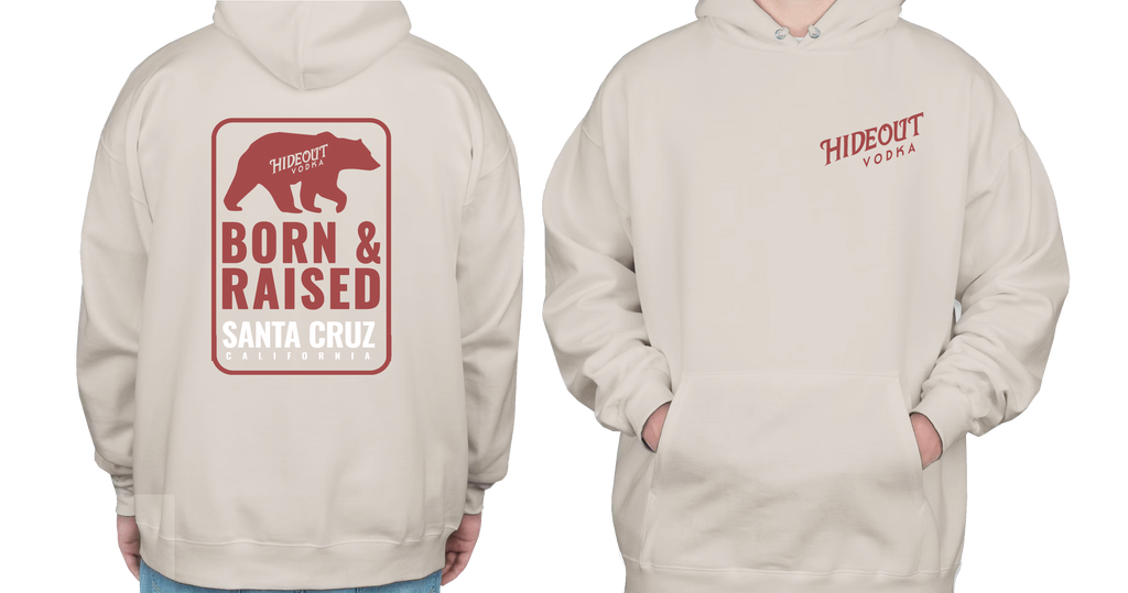 Hideout "Born and Raised Santa Cruz" Hoodie