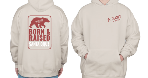 Hideout "Born and Raised Santa Cruz" Hoodie