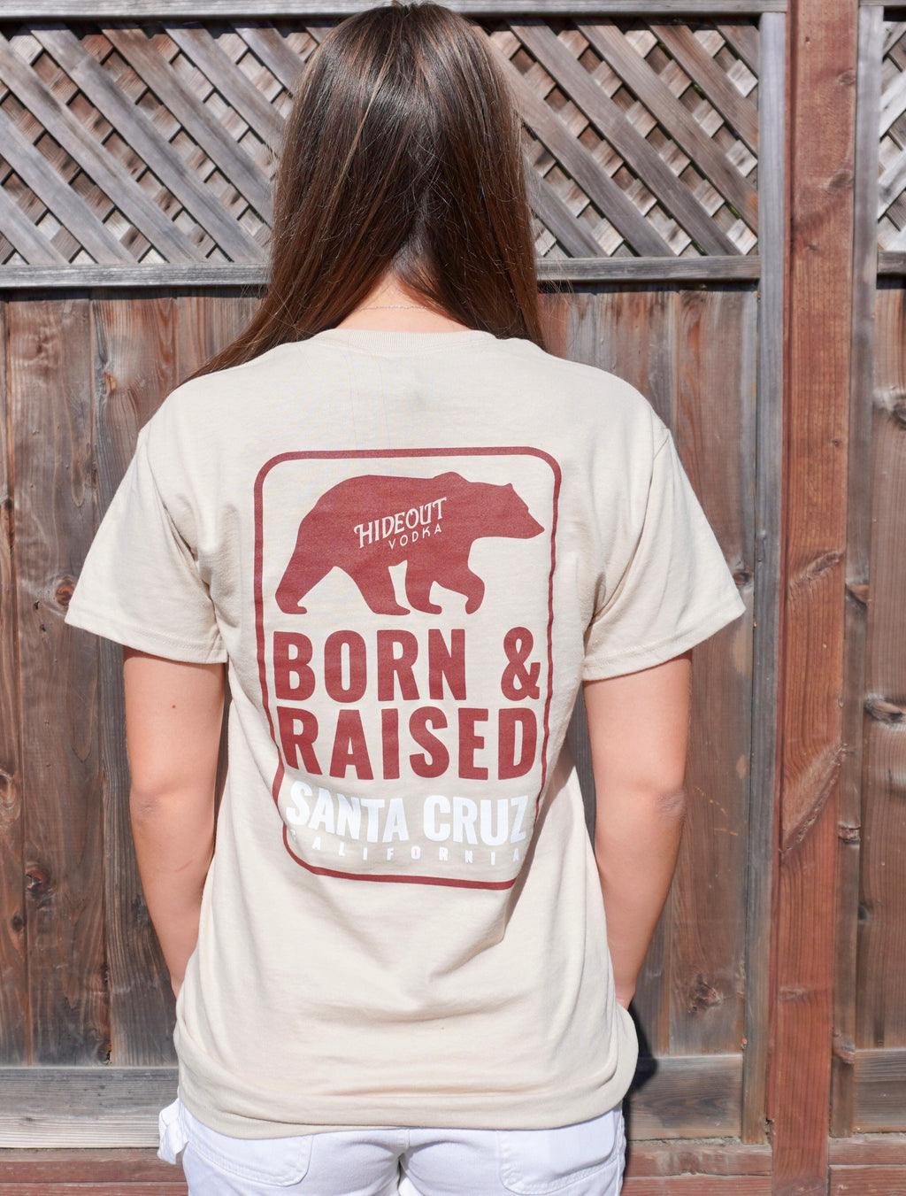 Hideout "Born and Raised Santa Cruz" Short Sleeve Tee
